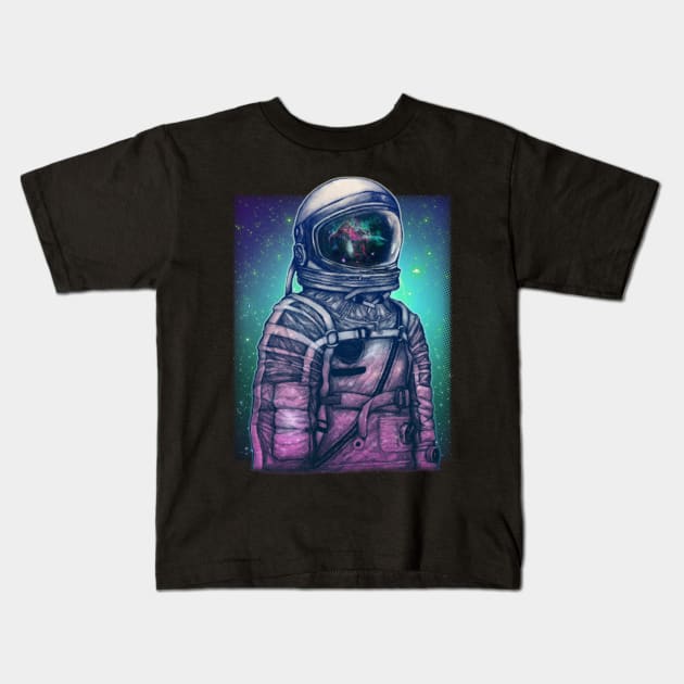 Galaxy Volunteer Kids T-Shirt by Villainmazk